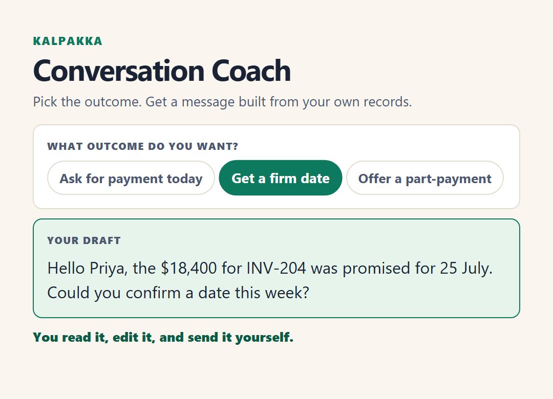 Conversation Coach demonstration