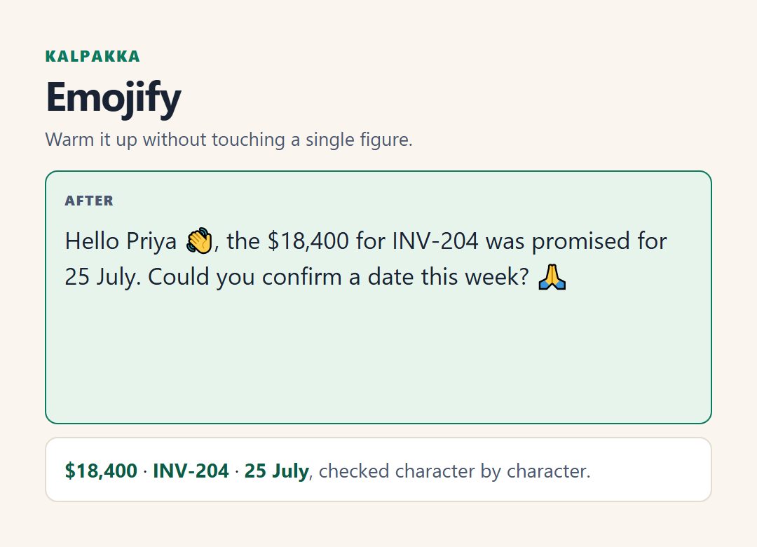 Emojify demonstration
