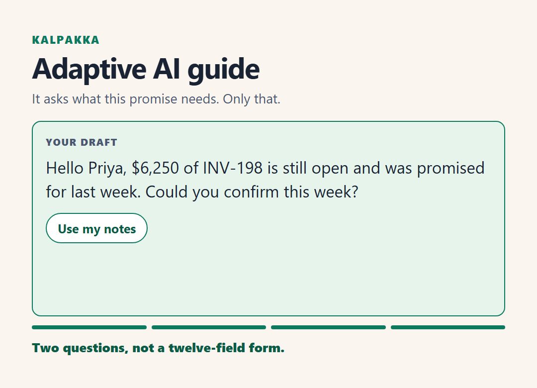Adaptive AI guide demonstration